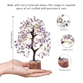 Amethyst Tree, Crystal Tree of Life, Amethyst Stone, Crystal Gift, Feng Shui Tree, Purple Room Decor, Amethyst Crystal, Crystal Gifts, Healing Energy Stones, Gem Tree