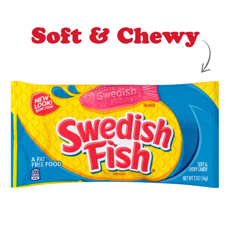 SWEDISH FISH Soft & Chewy Candy, (24 Count of 2