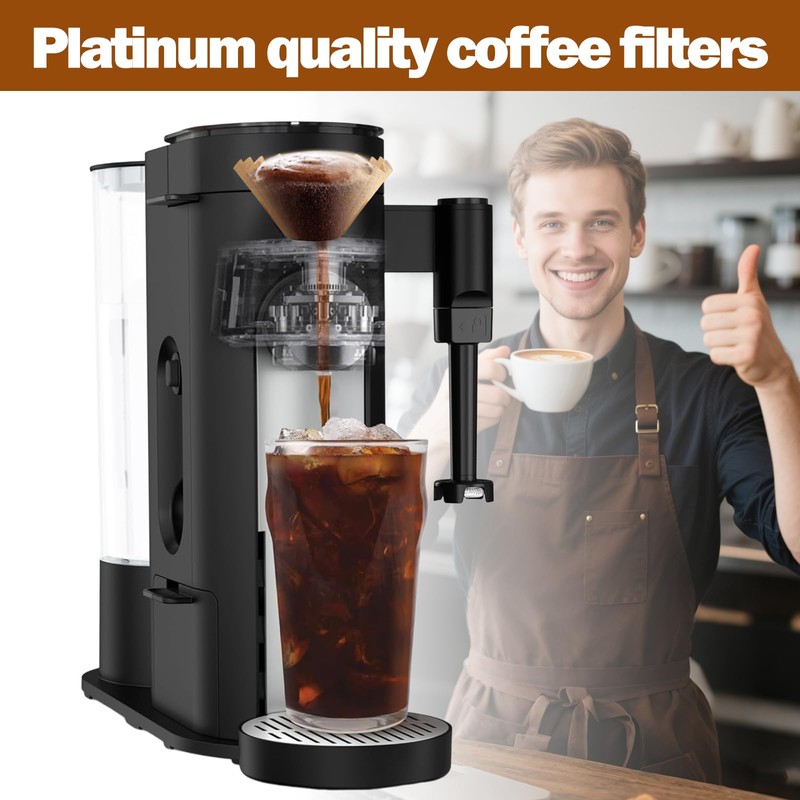 Palksky Disposable Coffee Filter for Ninja Coffee Maker PB051/PB041, 300Count