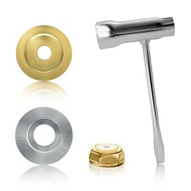 JAMSSOW Blade Adapter Kit for Stihl from FS 100 Series - FS 111, FS131,FS 249/260,FS, 400 Series, 561,Brush Cutter Accessories,Universal Screw + Universal Upper Plate + Aluminium Adapter + Spanner