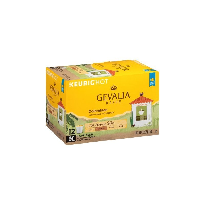 PACK OF 3 - Gevalia Colombian Coffee K-Cup Pods 12
