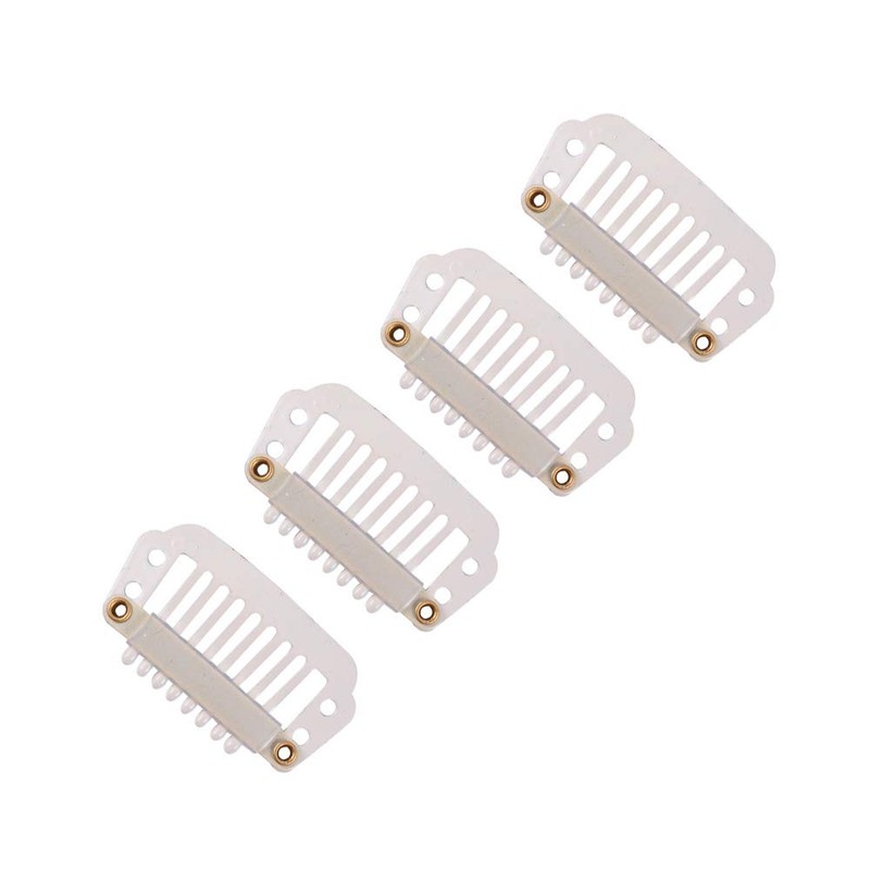 24 pcs/lot 28mm 8-teeth Metal Wig Clips Wig Hair Extension