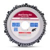 SHININGEYES 4 1/2 inch Wood Carving Disc Cut Chain Grinder