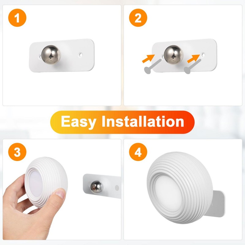 LED Cordless Desk Lamp Metal 360 Degree Rotatable Magnetic Wall
