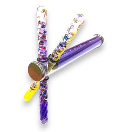 Star Magic KaleidoscopeX Dual Glitter Wand Kaleidsocope Two Glitter Teeny Wands Crossing Kaleidoscope (Purple)
