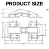 2 Packs of Soft Close Hinges Kitchen Soft Close Cabinet