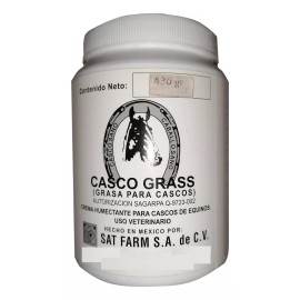 SAT FARM Caballos Casco Grass (grasa Para Cascos) 430 Gr Sat Farm