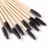 Disposable Lash Mascara Wands, 50PCS Bamboo Eyelash Mascara Brushes, Black