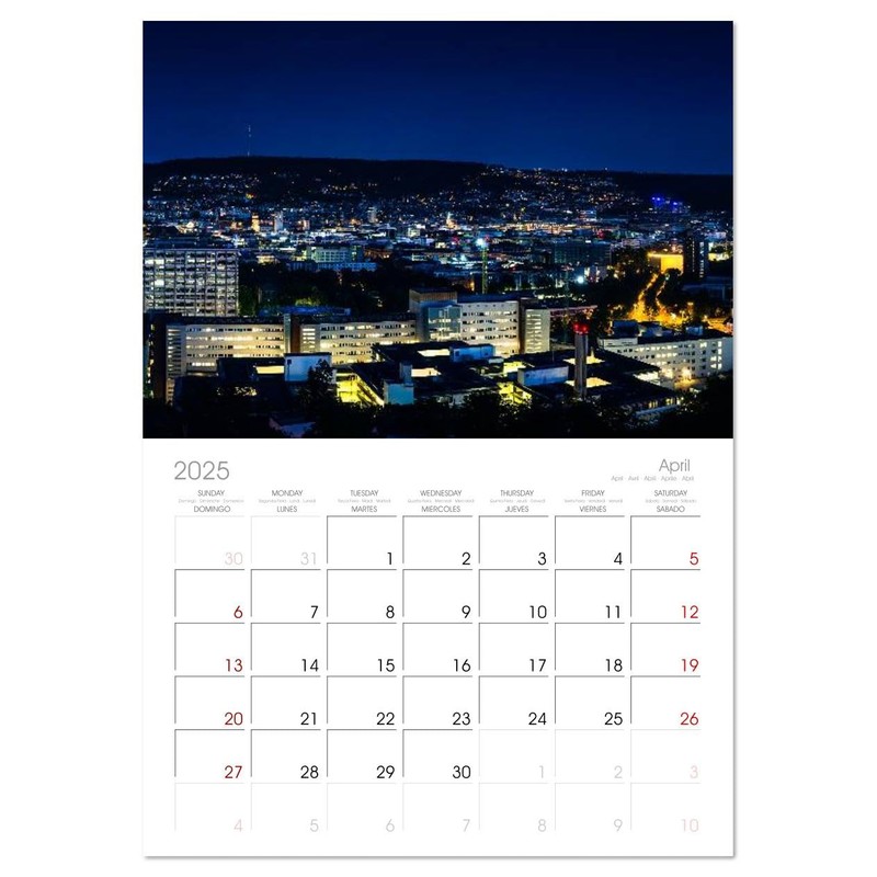 STUTTGART 2022 at second glance (Monthly Wall Calendar 2025 11.7"