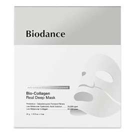 Máscara facial de hoja Biodance Bio Collagen tratamiento profundo para hidratación y firmeza