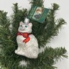 Old World Christmas 2001 Old World Christmas Princess Kitty White