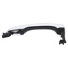 ApplianPar Front Driver and Passenger Side Exterior Door Handle White