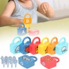 Plastic Children Early Educational Cognitive Learning Numbers Locking Preschool ToyEFGHIJKL