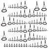 Fishing Rod Single Foot Fishing Pole Eyes Rings Repair Kit