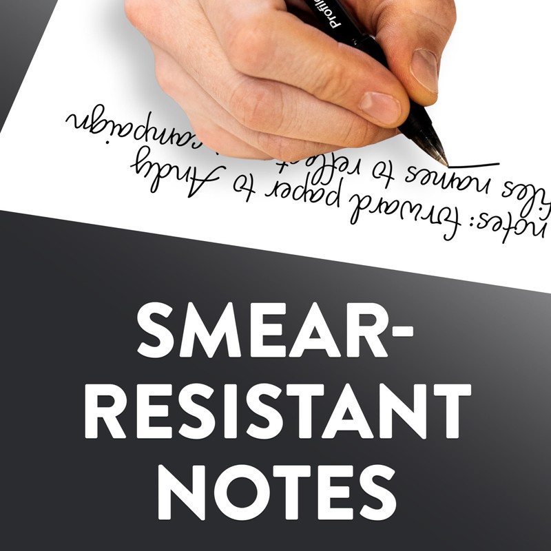 Paper Mate Gel Pen, Profile Retractable Pen, 0.7mm, Blue, 4