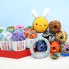 50g Rainbow Beginner Crochet Yarn for Crocheting and Knitting Multicolor