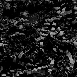 Crinkle Raffia Filling Material Gift Hamper Shred Shred Paper Gift Filling for Party Hamper Filling and Gift Packaging for Gift Box Decorations (Black, 200 g)