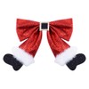 Christmas Stocking Hair Bow Clips Sparkly Sequin Christmas Hair Accessories