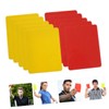 Kisangel 32pcs Referee Practical Cards Red Yellow Sports Judge Cards