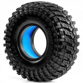 4PCS 1.9 Crawler Swamp Rubber Tires OD 4.53" for FCX10 Axial SCX10 Pro SCX10 UTB18 TRX4 Redcat Gen8 7VS4-10 1/10 RC Crawler Car (1.9)