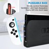 DLseego Protective Cover for Switch 2 Console,Anti Scratch Sturdy Dockable