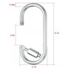 Quick Link Locking Carabiner Clip Big Oval Shape Large Tow