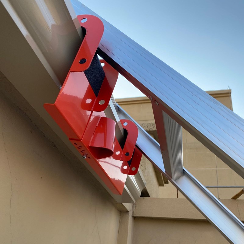 Ladder Helper, Heavy Duty Steel Gutter Guard Ladder Stabilizer, Safeguard