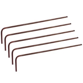 Bivethoi 1.5mm Hex Key Wrench L Shaped Ball End Allen Wrench L Shaped Extra Long Arm S2 Steel Repairing Tool