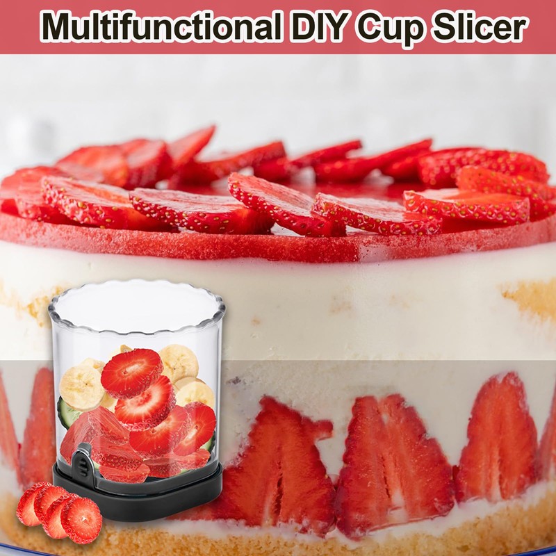Hendiy Strawberry Slicer with Stainless Blades | Egg & Fruit
