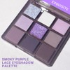 SUAKE Purple Eyeshadow Palette for Eye Makeup,High Pigmented Silver White