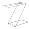 Foldable Floor Towel Holder Stainless Steel Z Shaped 3 Bars