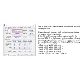 DDR2, 4GB DDR2 800MHz, PC2-6400 Desktop Memory Modules, 240pin 1.8V High Speed Desktop Memory Compatible with Motherboard Dedicated Memory, No Driver, Plug and Play