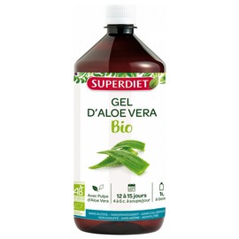 Superdiet Organic Aloe Vera Gel 1L