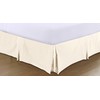 Sapphire Collection PLAIN DYED POLY COTTON PLEATED PLATFORM BASE VALANCE