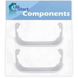 2-Pack 240351601 Refrigerator Freezer Door Bin Side Shelf Replacement for Frigidaire FRS26KF6EB2 Refrigerator - Compatible with 240351601 Door Bin - UpStart Components Brand