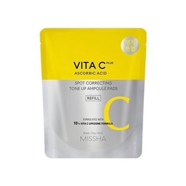 Missha Vita Plus Jop Tone Up AmplePad 80 / 미샤 비타씨플러스 잡티씨 톤업 앰플패드80매