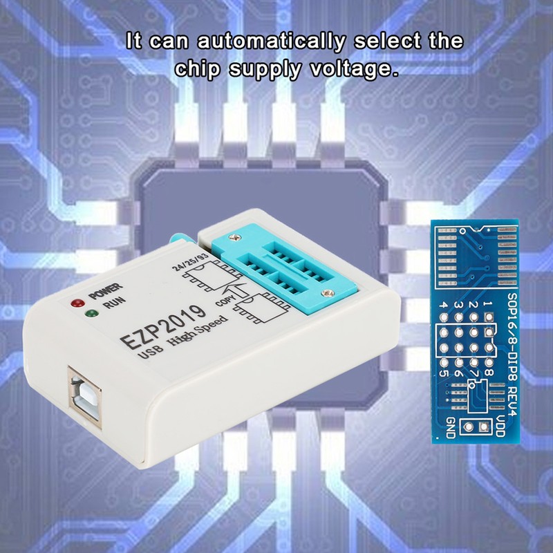 EZP2019+ High Speed Programmer With 4 Tested Base Support for