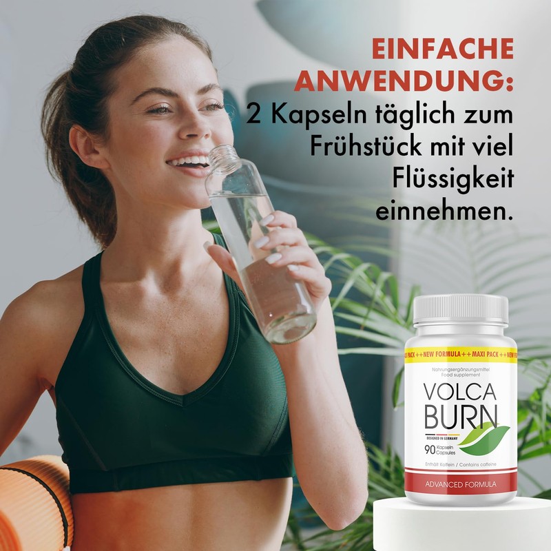 Volca Burn Capsules - Combination of High-Quality Ingredients - 90