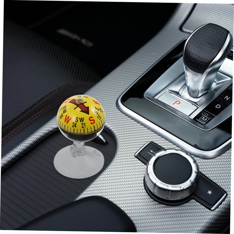 iplusmile Car Guide Ball Compass Truck Balls Yellow Abs