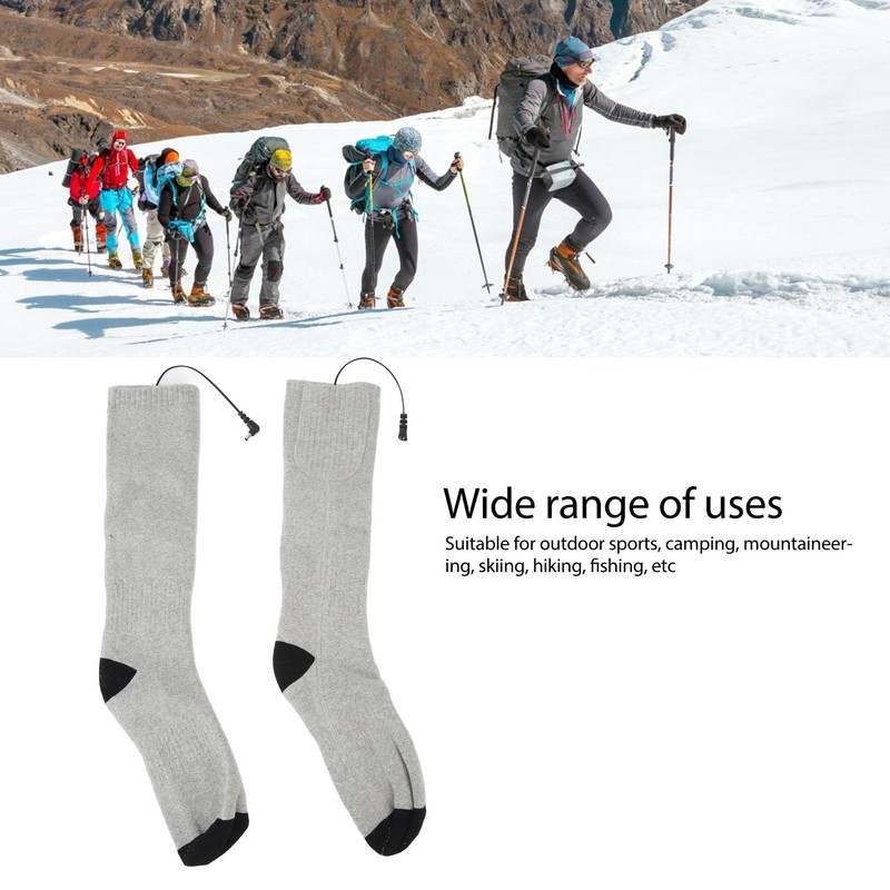 Electric Heating Socks Winter Thicken Cotton Cold Protection Warm USB