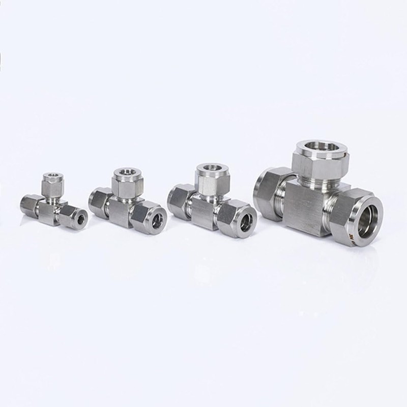 Φ1/4, 3 Way Tee Quick Connector, Push to Connect Air