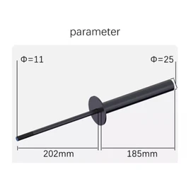 Gym Weight Stack Extender, Exercise Machine Weight Loading Pin, Portable Sports Weight Stack Pin Add Weight for Weight Board, 200mm