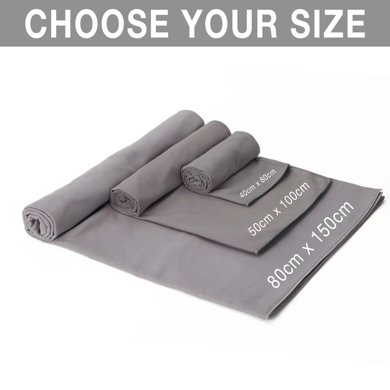 Microfiber Towel, Quick Dry Towel for Traveling, Super Absorbent Camp
