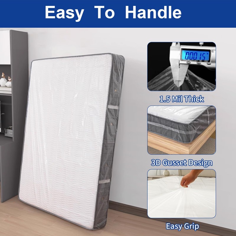 TopSoon Mattress Bag for Storage Mattress Disposal Bag King/Queen Size