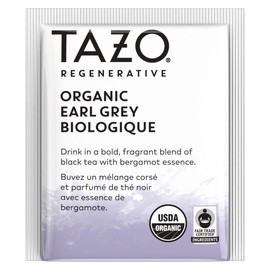 TAZO Regenerative Earl Grey, High Caffeine and Bold Flavor, 16 Count (Pack of 6)