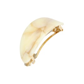 France Luxe Oval Ponytail Barrette, Carrara - HAIR CLIP - Women's - 1 Count (Pack of 1)