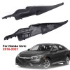JJMY 1Pair For Honda Civic 2016-2021 Car Front Cowl Windshield