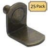 5mm Bracket Style Cabinet Shelf Support Pegs - Antique Brass