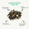 Jasmine and Mint Green Tea, Green Loose Leaf Tea, Camellios