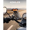 Aomiker Motorcycle Phone Mount Holder - [Metal Extension Arm] [Dual
